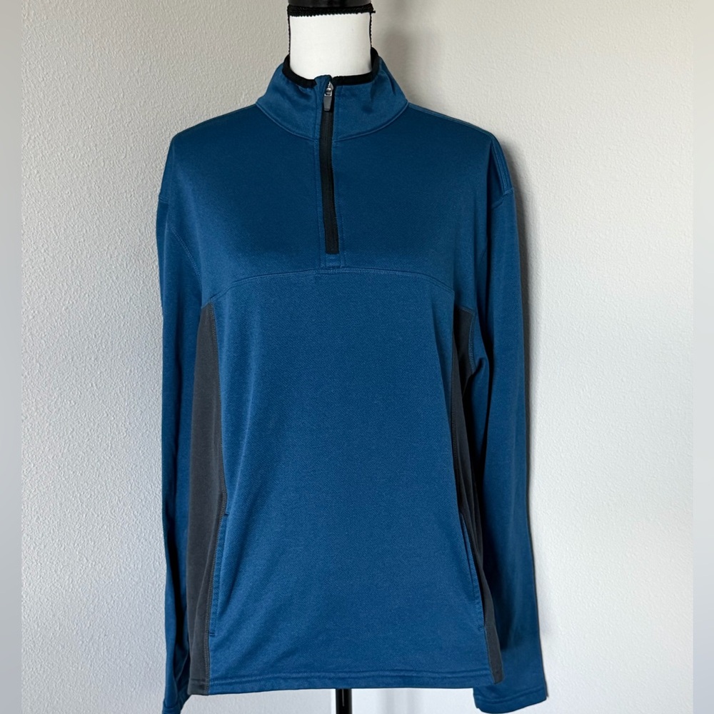 Great Northwest Clothing Company Blue Quarter-Zip Pullover